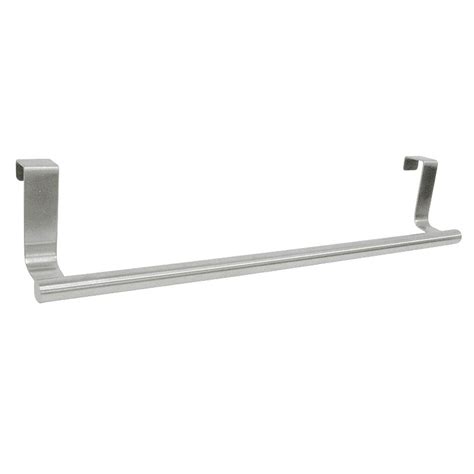 interdesign forma over the cabinet towel bar in stainless steel|idesign forma towel rack.